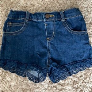 Garanimals Toddler Jean Lace Shorts